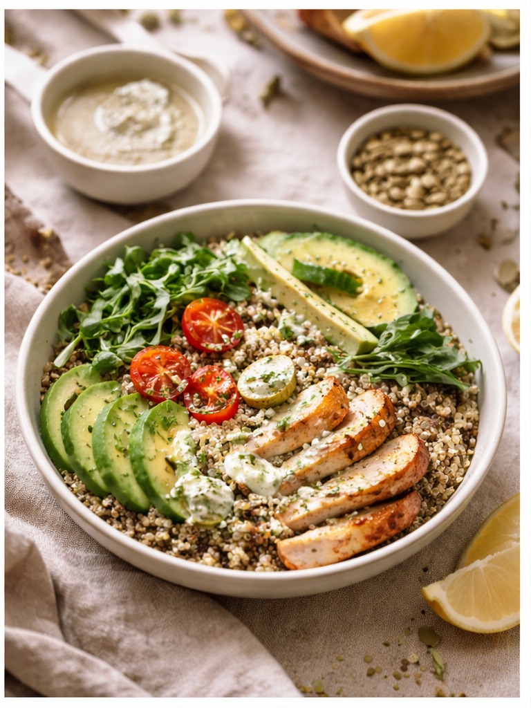 Simple nourishing meal